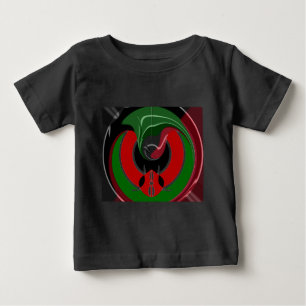 Fluid Kenyan Flag: Ein modernes Design Baby T-shirt
