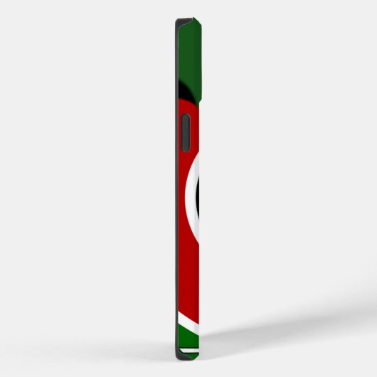 Fluid Kenyan Flag: Ein modernes Design Case-Mate iPhone Hülle (Rückseite / Rechts)