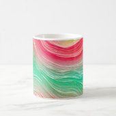 Fluid Marble Line Art Mug Kaffeetasse (Mittel)