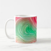 Fluid Marble Line Art Mug Kaffeetasse (Links)
