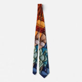 Fluid Mosaic Necktie Krawatte (Rückseite)