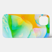Fluid Neon Abstrakt Case-Mate iPhone Hülle (Rückseite (Horizontal))