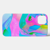 Fluid Neon Abstrakt Case-Mate iPhone Hülle (Rückseite (Horizontal))