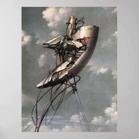 Fluid Space Lebbeus Woods Poster (Vorne)