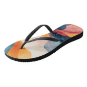 "Fluiddynamik" Badesandalen (Schrägansicht)