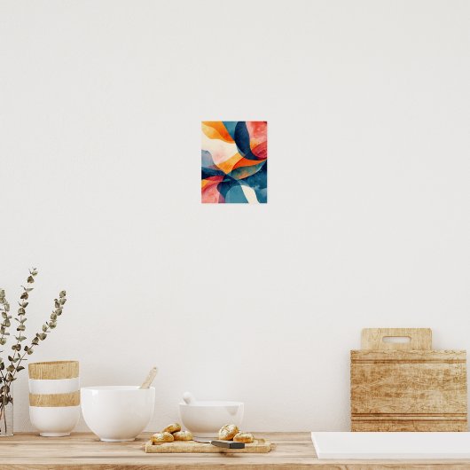 "Fluiddynamik" Poster (Küche)
