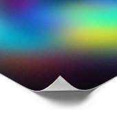 Fluide Bewegung und Energie Poster (Ecke)