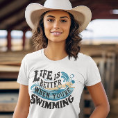 Fluide Freiheit: Das Leben ist besser, wenn man sc T-Shirt