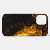 Fluide goldene Farbpartikel, die schön fließen Case-Mate iPhone Hülle (Rückseite (Horizontal))