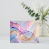 Fluide Harmonie in Bewegung Postkarte (Stehend Vorderseite)
