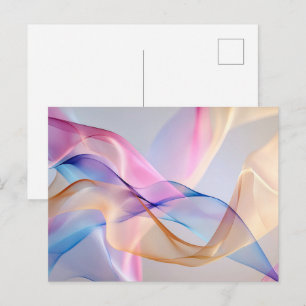 Fluide Harmonie in Bewegung Postkarte