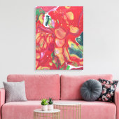 Fluide Träume Leinwanddruck (Insitu (Wohnzimmer))