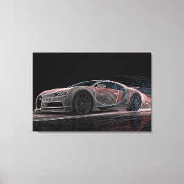 Fluidgeschwindigkeit | Automobilkunst (91 cm x 61  Leinwanddruck