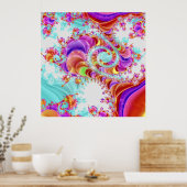 Fluidic infinfatadis Double Helix V 1 Art Print Poster (Küche)