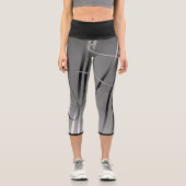 Fluidität Capri Leggings (Vorderseite)