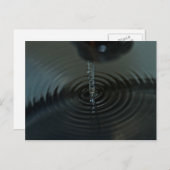 Fluidite de l'eau postkarte (Vorne/Hinten)