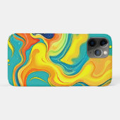 Fluidity of Joy: Abstract Waves Case-Mate iPhone Hülle (Rückseite (Horizontal))