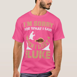Fluke Fisherman Gear Fluke Fishing Lure Fishing Ro T-Shirt