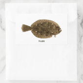 Fluke Rechteckiger Aufkleber (Tasche)