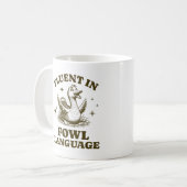 Fluktuation der Fowl Language Funny Duck Lover Far Kaffeetasse (Vorderseite Links)