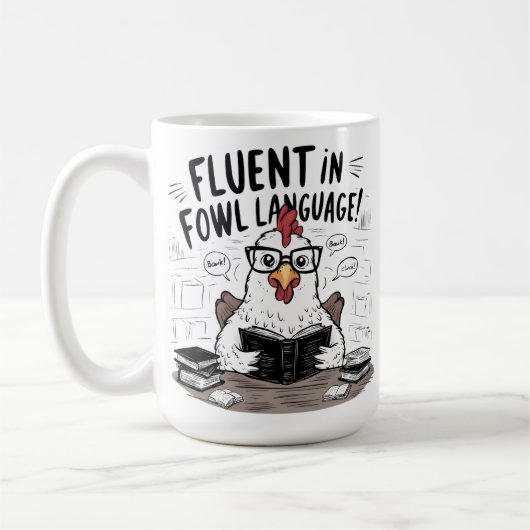 Fluktuation in der Fowl-Sprache Die Bibliothek der Kaffeetasse (Links)