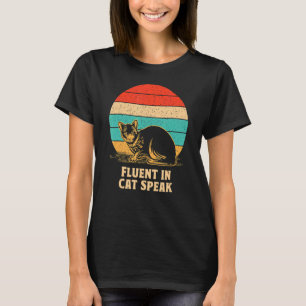 Fluktuation in Katze Katze Kätzchen Spaß Katze Mam T-Shirt