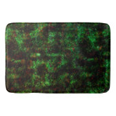 Fluktuation von dunklen Flecken auf leuchtend grün Badematte (Vorderseite)