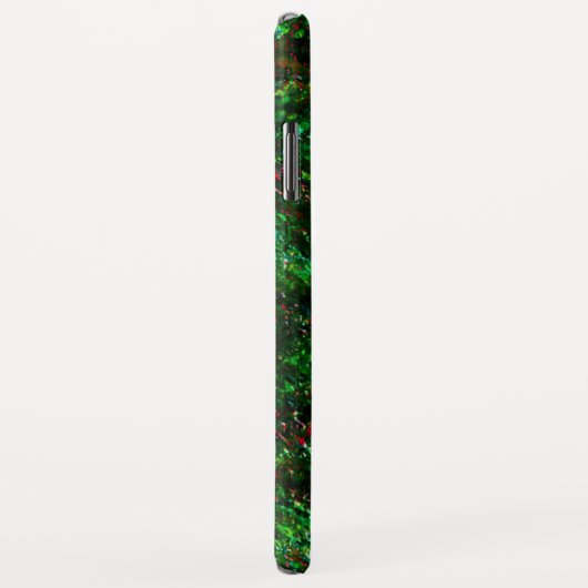 Fluktuation von dunklen Flecken auf leuchtend grün Case-Mate iPhone Hülle (Hinten/Rechts)