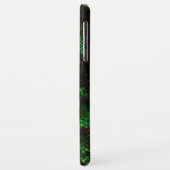 Fluktuation von dunklen Flecken auf leuchtend grün Case-Mate iPhone Hülle (Hinten/Links)