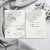 Fluktuative 10-jährige Jubiläumsneutrale ID168 Einladung