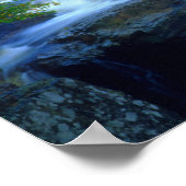 Flume Falls | Adirondack-Gebirge Poster (Ecke)