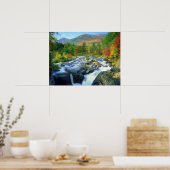 Flume Falls | Adirondack-Gebirge Poster (Küche)