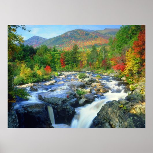 Flume Falls | Adirondack-Gebirge Poster (Vorne)