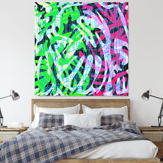 Flummgully Leinwanddruck (Insitu (Schlafzimmer))