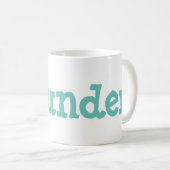 Flunder Kaffeetasse (VorderseiteRechts)