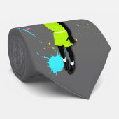 Fluo Basketball-Spieler-Krawatte Krawatte (Gerollt)