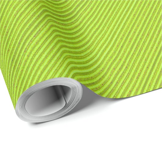 Fluo grünes Wellpappen-Packpapier Geschenkpapier (Rolleneckpunkt)