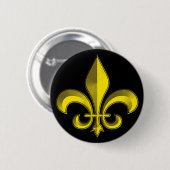Fluor de Art Bevel Gold Fresco Button (Vorne & Hinten)