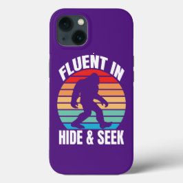 Fluor in Hide und Seek Funny Bigfoot Case-Mate iPhone Hülle