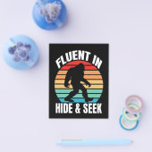 Fluor in Hide und Seek Funny Bigfoot Flyer (Einzeln)