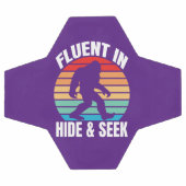 Fluor in Hide und Seek Funny Bigfoot Fußball (Flach)