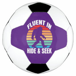 Fluor in Hide und Seek Funny Bigfoot Fußball