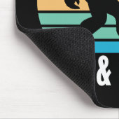 Fluor in Hide und Seek Funny Bigfoot Mousepad (Ecke)