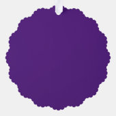 Fluor in Hide und Seek Funny Bigfoot Ornament Karte (Rückseite)