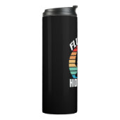 Fluor in Hide und Seek Funny Bigfoot Thermosbecher (Nach links gedreht)