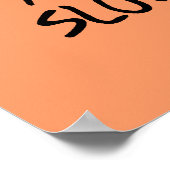 Fluor in Idiot Funny Poster (Ecke)