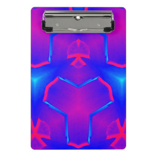 Fluorblau und rosa Mini-Zwischenablage Mini Klemmbrett