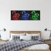 Fluorescence Tryptych Leinwanddruck (Insitu (Schlafzimmer))