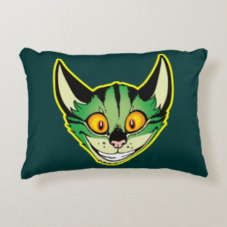 Fluorescent Cartoon Cat Accent Pillow Dekokissen