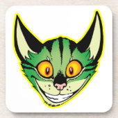 Fluorescent Cartoon Cat Untersetzer Set (Vorderseite)
